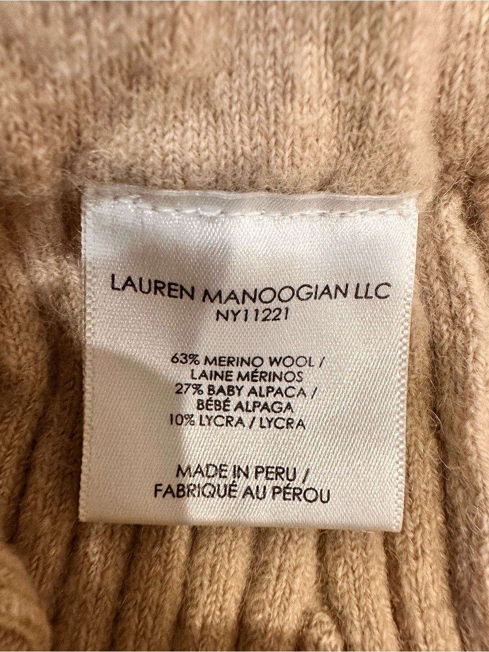 Lauren Manoogian wool Ribbed Midi Tube Skirt size 2 - Picture 6 of 6